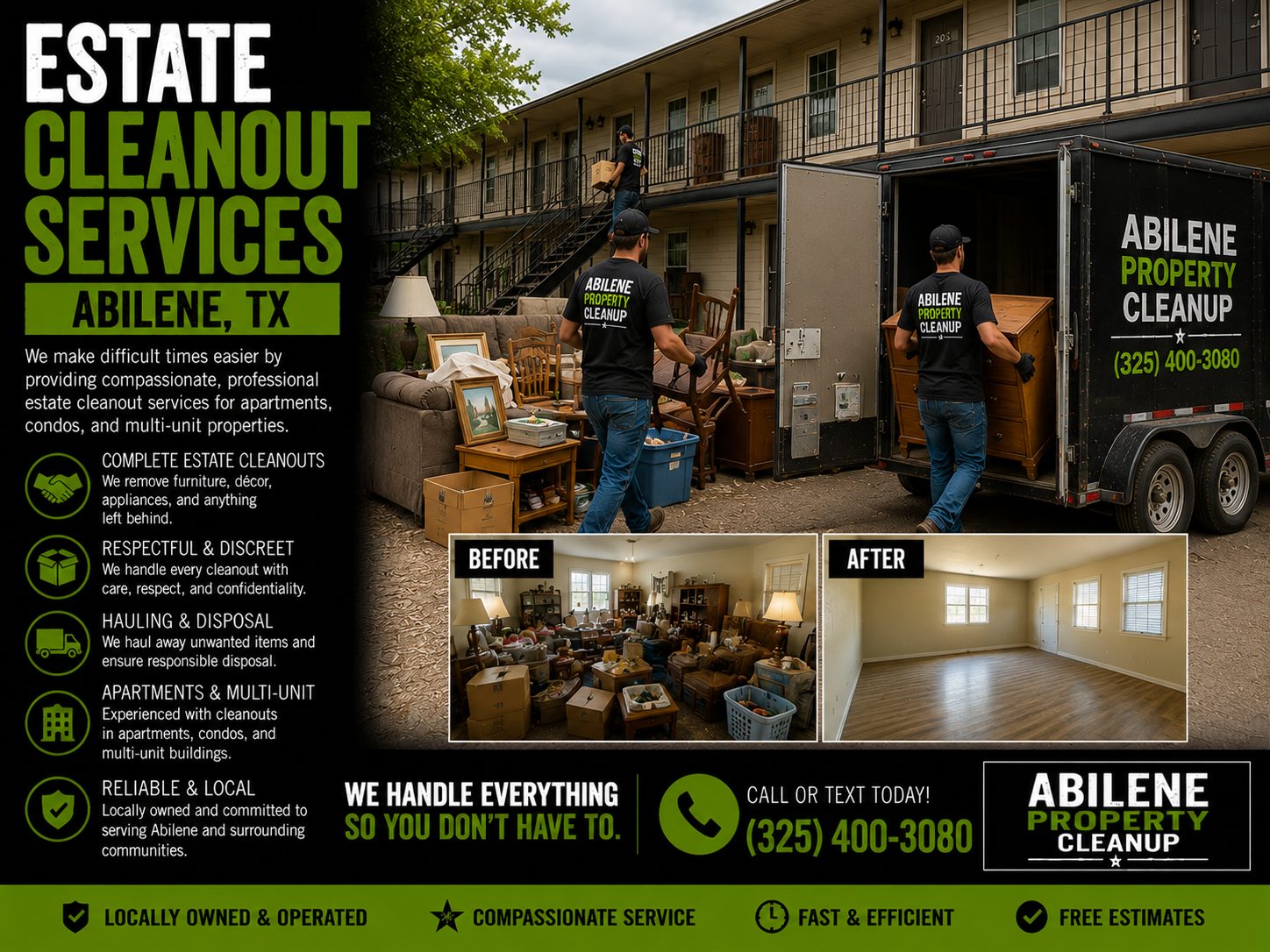 Warehouse junk removal and cleanup service in Abilene TX
